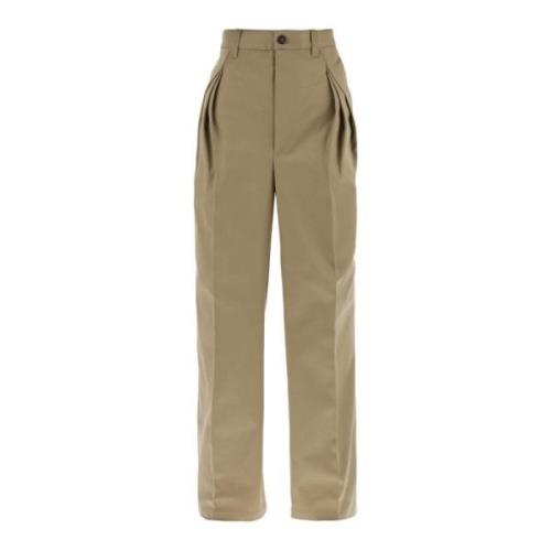 Trousers Maison Margiela , Beige , Dames