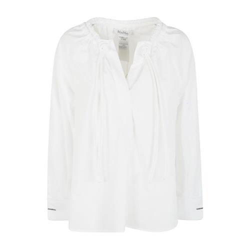 Witte Ariomaxi Shirt Max Mara , White , Dames