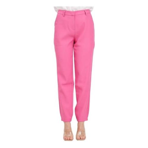 Slim-fit Trousers Only , Pink , Dames