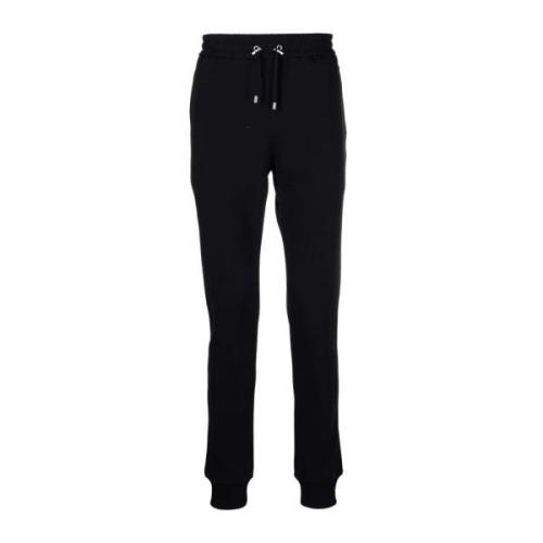 Foil Tape Sweatpants Balmain , Black , Heren