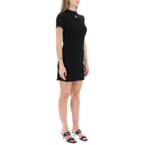 Short Dresses Palm Angels , Black , Dames