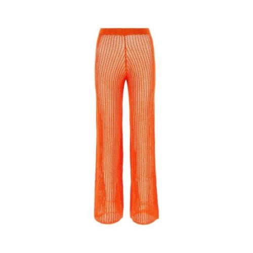 Wide Trousers Canessa , Orange , Dames