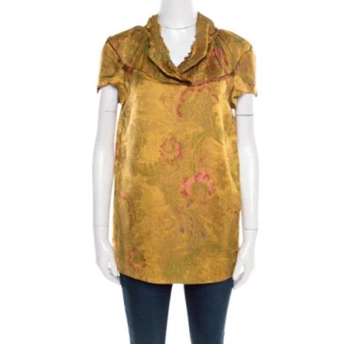 Pre-owned Fabric tops Marni Pre-owned , Yellow , Dames