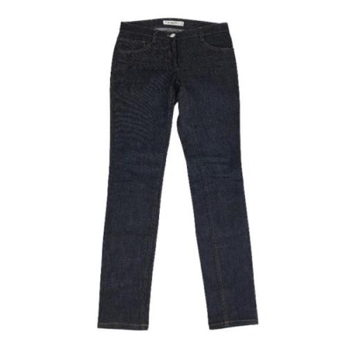 Pre-owned Cotton jeans Dior Vintage , Blue , Dames