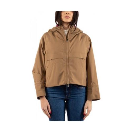 Coats K-Way , Brown , Dames