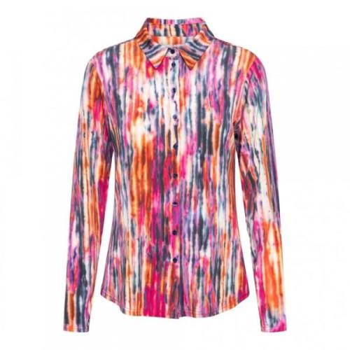 Co Woman blouse Denim multi Lotte Watercolor Bl286/41085 &Co Woman , M...