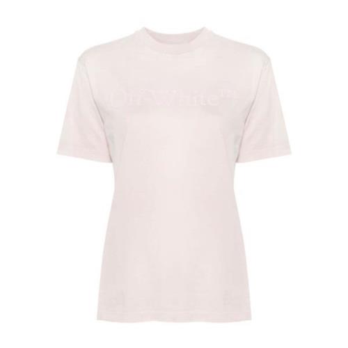 Casual Tee Gebrande Lila Shirt Off White , Pink , Dames