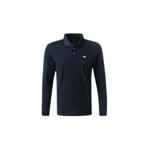 Polo Shirts Emporio Armani , Blue , Heren