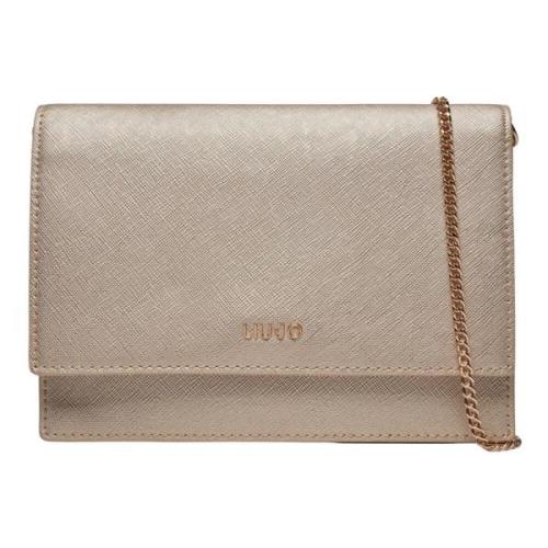 Gouden Ketting Busta Tas Liu Jo , Beige , Dames