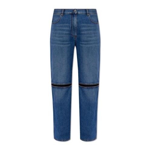 Jeans met logo JW Anderson , Blue , Dames