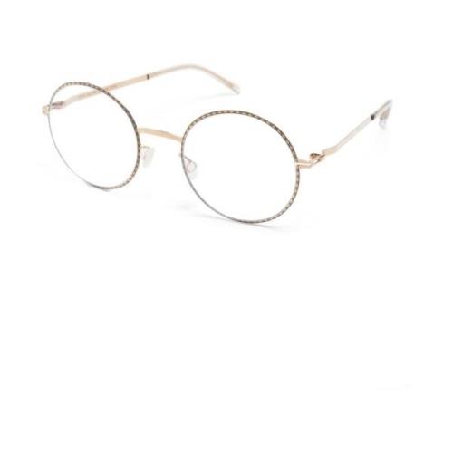 Gouden Optisch Montuur voor Dagelijks Gebruik Mykita , Yellow , Unisex