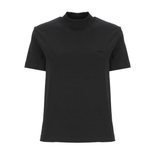 T-Shirts A.p.c. , Black , Dames