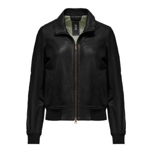 Leather Jackets BomBoogie , Black , Dames