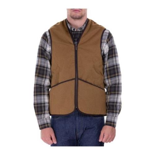 Bruine Herenvest - Stijlvol en Warm Barbour , Brown , Heren