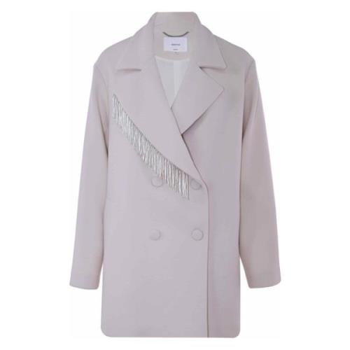 Double-Breasted Coats Kocca , White , Dames