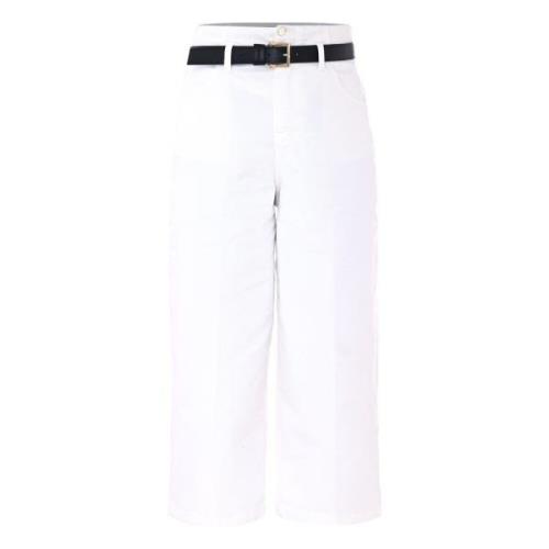 Cropped Trousers Kocca , White , Dames
