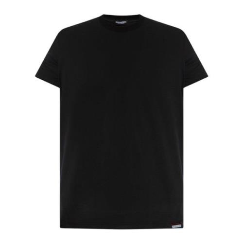 Zwart T-shirt uit de 'Underwear' collectie Dsquared2 , Black , Heren