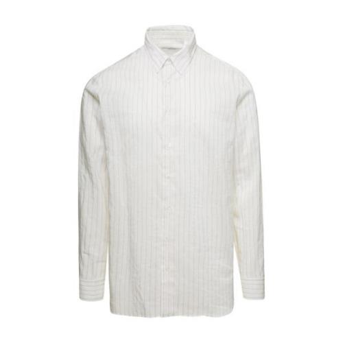 Klassiek Heren Wit Overhemd Lardini , White , Heren