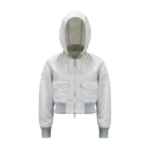 Bomber Jackets Moncler , Gray , Dames