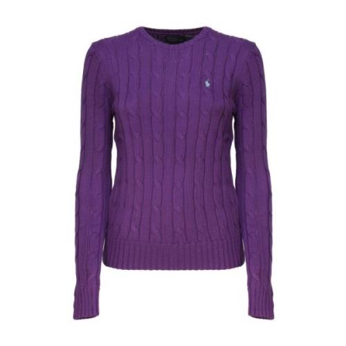 Round-neck Knitwear Polo Ralph Lauren , Purple , Dames
