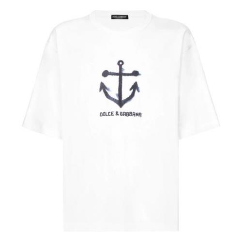 T-Shirts Dolce & Gabbana , White , Heren