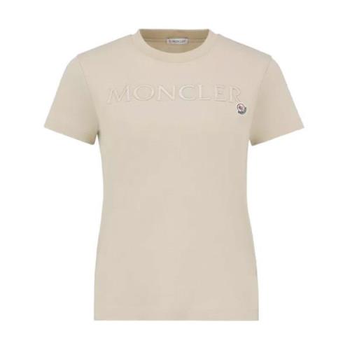 T-Shirts Moncler , Beige , Dames