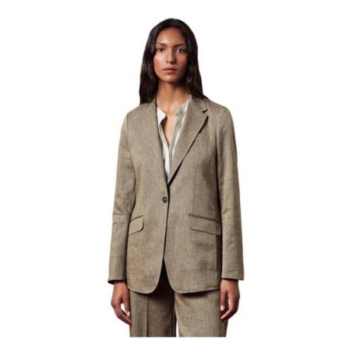 Blazers Massimo Alba , Beige , Dames