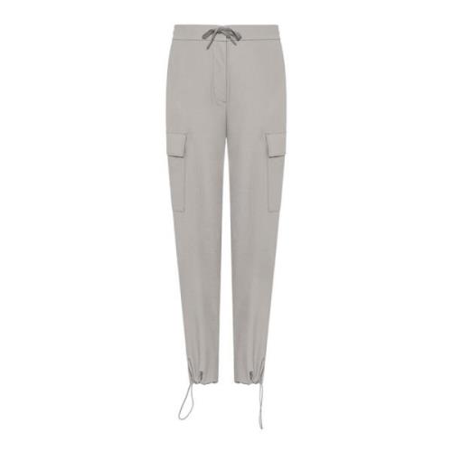 Tapered Trousers Duno , Gray , Dames