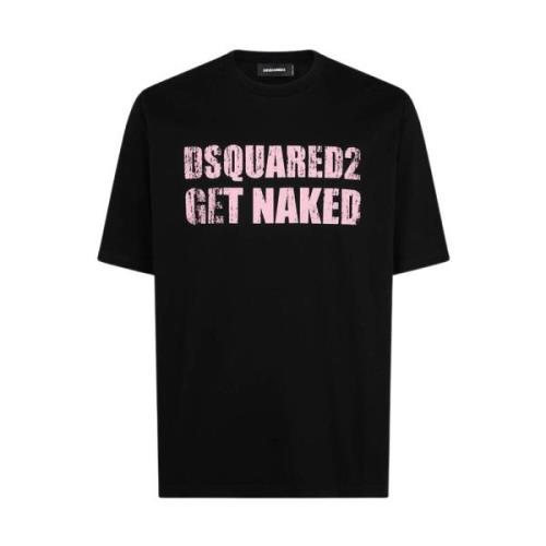 T-Shirts Dsquared2 , Black , Heren