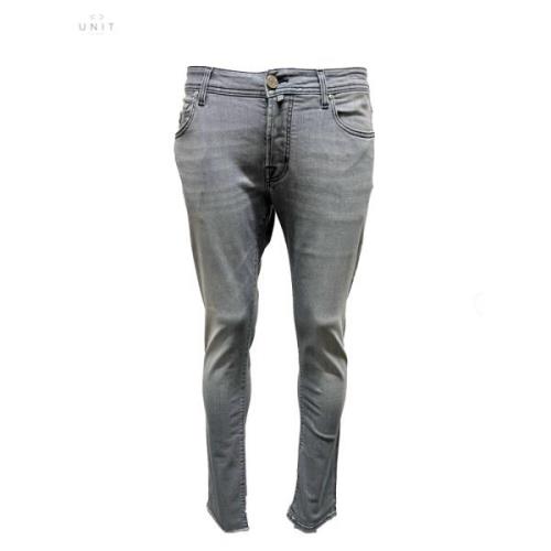 Slim Fit Lichtgrijze Jeans Jacob Cohën , Gray , Heren