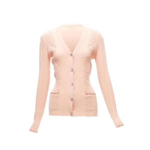 Pre-owned Cotton outerwear Chanel Vintage , Pink , Dames