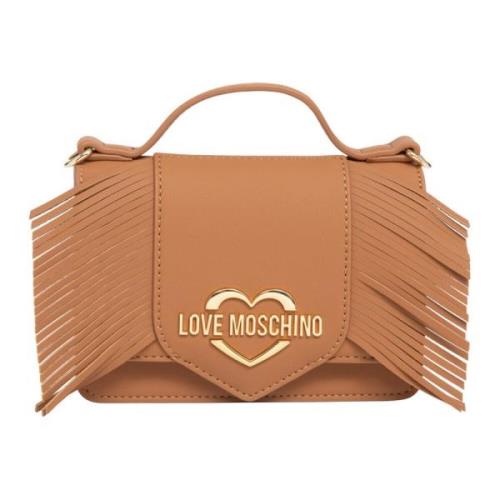 Mini bag Love Moschino , Brown , Dames