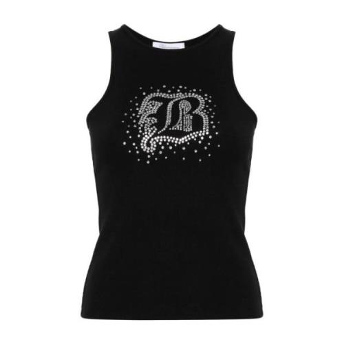 Sleeveless Tops Blumarine , Black , Dames