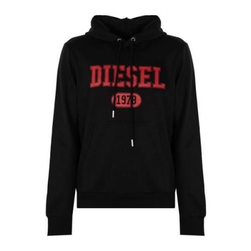 Sweatshirts Diesel , Black , Heren