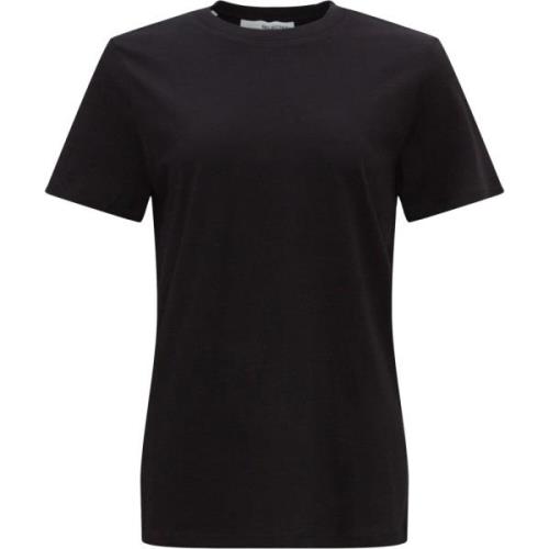 Stijlvolle en veelzijdige T-shirt Selected Femme , Black , Dames