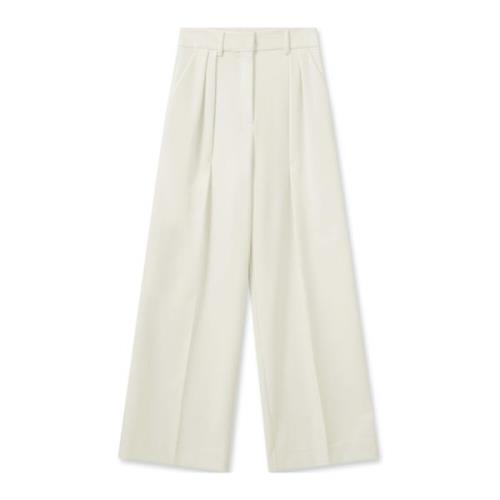 Wide Trousers MOS Mosh , Beige , Dames