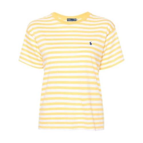 T-Shirts Polo Ralph Lauren , Yellow , Dames