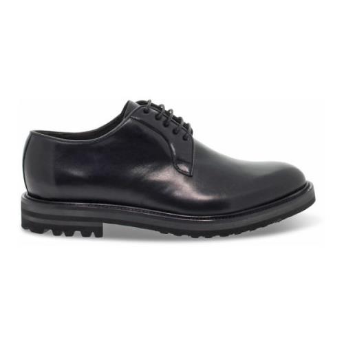 Laced Shoes Guidi , Black , Heren
