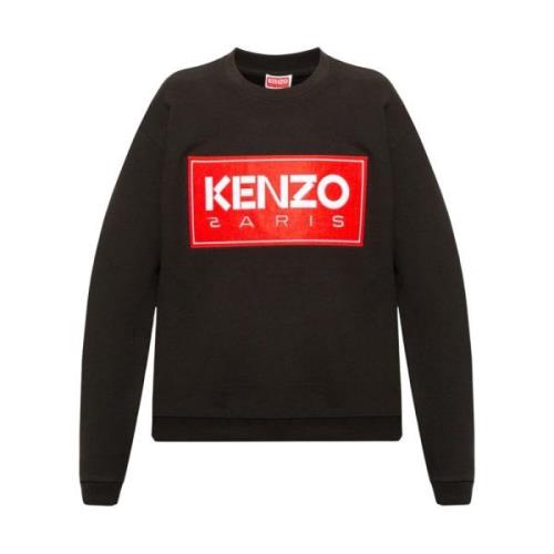Sweatshirt met logo Kenzo , Black , Heren