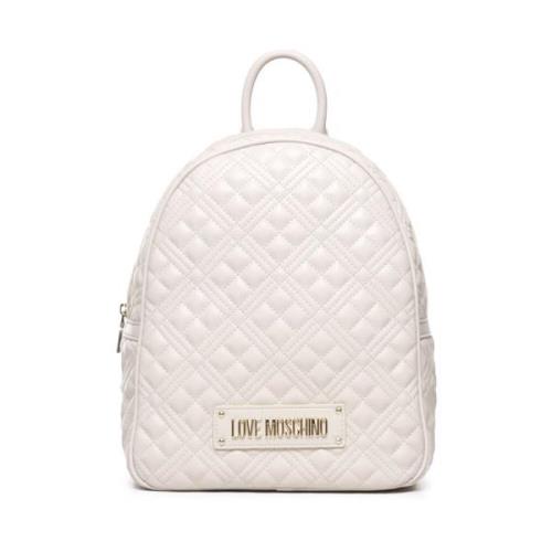 Backpacks Love Moschino , White , Dames