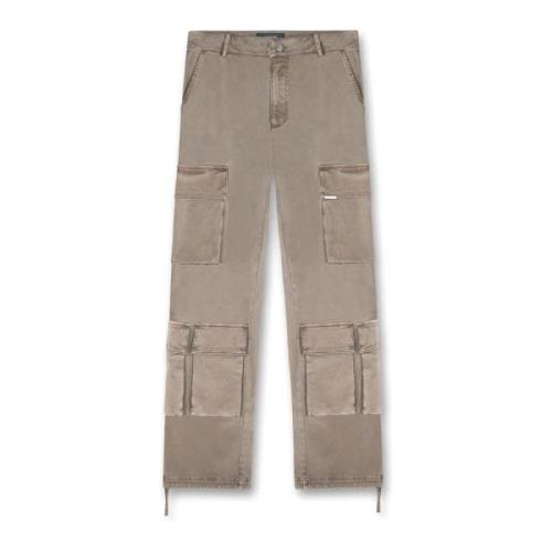 Trousers Represent , Gray , Heren