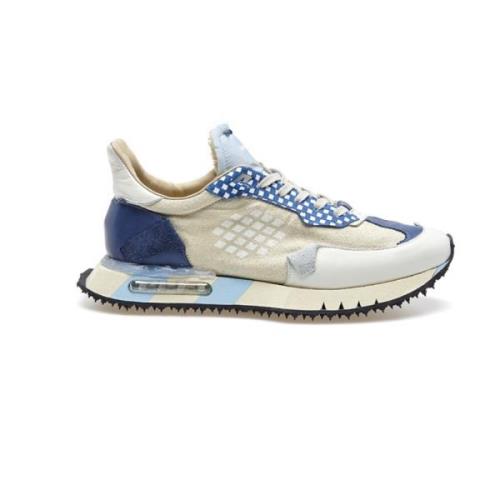 Marineblauwe Space Race Wing Sneakers Be Positive , Multicolor , Heren