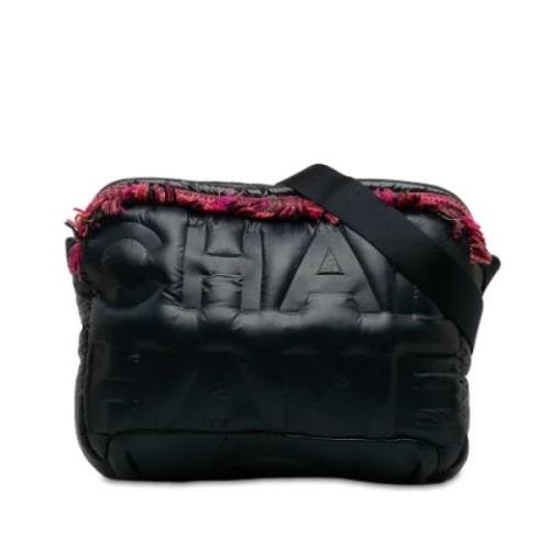 Pre-owned Nylon crossbody-bags Chanel Vintage , Black , Dames