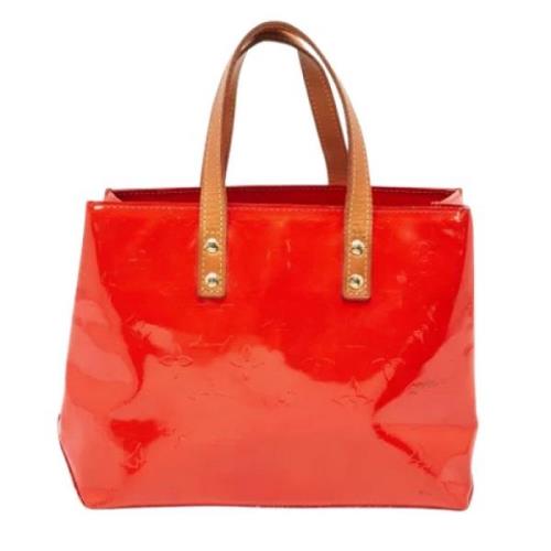 Pre-owned Leather totes Louis Vuitton Vintage , Red , Dames