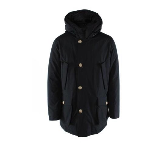 Blauwe Artic Parka Jas voor Heren Woolrich , Blue , Heren