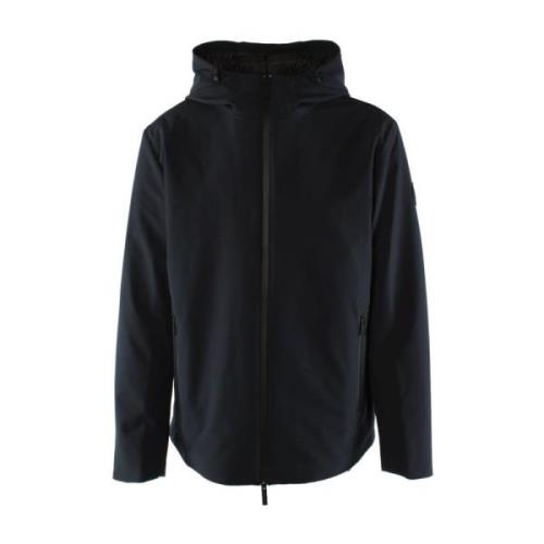 Blauwe Soft Shell Jas Woolrich , Blue , Heren