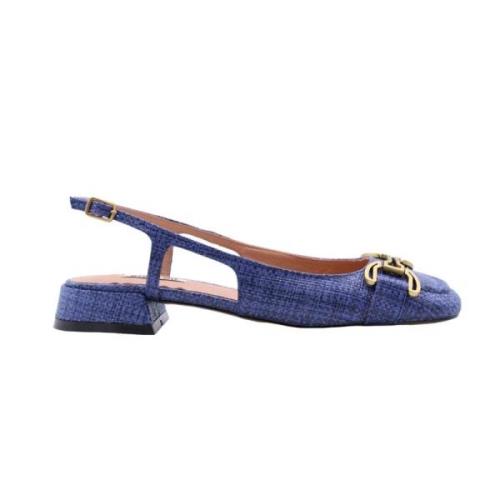 Elegante Slingback Ballerina Bibi Lou , Blue , Dames