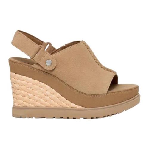 Verstelbare Slide Sandaal UGG , Beige , Dames