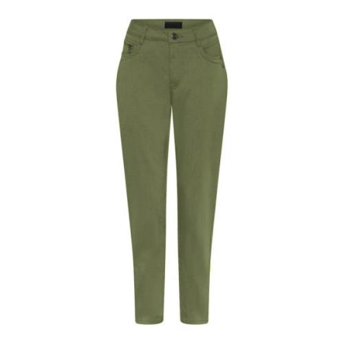 Slim-fit Trousers C.Ro , Green , Dames