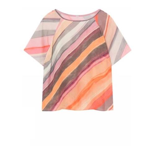 Amanda T-Shirt met Wijde Mouwen Gustav , Multicolor , Dames